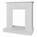 Портал каминный Fires Merlin Флора, белый, под очаги (Majestic, Fobos, Eugene, 3D Olympic, Oregan 3D, Oscar)