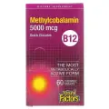 Таблетки Natural Factors Methylcobalamin B12, 90 г, 5000 мкг, 60 шт.
