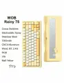 Игровая клавиатура WOB Studio Rainy 75, механическая, подсветка RGB, 81 клавиша, беспроводная
