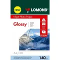 140 г/м, А4, Глянцевая/Глянцевая - двухсторонняя фотобумага, 50 листов Lomond 0102095