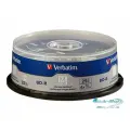 Диски чистые Verbatim Blu-ray M-DISC BD-R 25Gb 4X Cake Box, 25 штук