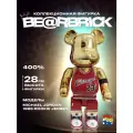 Игрушка Bearbrick Michael Jordan 1985 Rookie Jersey 28см, 400% золотой