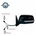 Комплект боковых зеркал LADA Priora (13- ) электрорегулировка, обогрев, указатель поворота. Космос