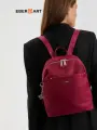 Городской рюкзак для ручной клади Eberhart Backpack, нейлон, бордовый, 25*12*33.5 см, 0.42 кг, 9.78 л / Стильный, прочный и легкий рюкзак для похода и путешествий в самолет
