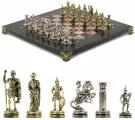 Шахматы Римские воины 28х28 см из лемезита 120765