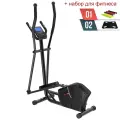 Эллиптический тренажер UNIXFIT SL-340E электромагнитный, маховик 16 кг, 24 уровня нагрузки + набор для фитнеса