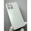 Оригинальная задняя крышка (стекло) IPhone 14 Pro Max серебристый c широким вырезом под камеру
