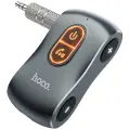 Блютуз aux FM трансмиттер bluetooth адаптер ресивер Hoco E73 черный