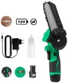 Пила цепная аккумуляторная Zitrek GreenSaw 12 (12В, 15Ач Li-ion аккум. 2шт, ЗУ) зеленый