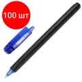 Комплект 100 штук, Ручка гелевая неавтомат. Pentel Energel BL417-C синий, 0.7мм