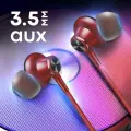Проводные наушники с микрофоном разъем AUX, WALКЕR, H900, игровая гарнитура для компьютера, телефона и пк, на Android, как jbl на самсунг, красные
