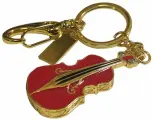 Подарочный USB-накопитель скрипка красная оригинальная флешка 16GB