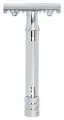Т-образная бритва Merkur Solingen 9015001, хром, сменные лезвия 1 шт.