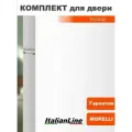 Ручка дверная MORELLI Classic 41 керамика хром/белый
