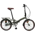 Складной велосипед SHULZ GOA V-brake хаки, колёса 20, 3 скорости