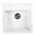 Мойка для кухни из искусственного камня WISENT WA11-10 Мрамор Бело-серый (беларусь) 505*510*200