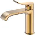 Смеситель для раковины HB10553-5, матовое золото