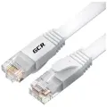 Патч-корд GCR RJ-45(M) - RJ-45 (M) (GCR-LNC65), длина 15 м, 1 шт., белый