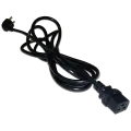 LANMASTER Шнур питания Lanmaster LAN-PP19/SHA-0.5-BK C19-Schuko проводник:3x1.5мм2 0.5м 220В 16А черный