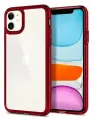 Чехол Spigen на Apple iPhone 11 (ACS00405) Ultra Hybrid / Спиген чехол для Айфон 11 накладка, противоударный, с защитой камеры, красный