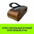 Строп текстильный петлевой HITCH REGULAR СТП 6т 6м SF6 150мм
