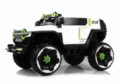 Детский электромобиль RiverToys М222БХ с дистанционным управлением, одноместный, полноприводный белый