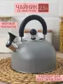 Чайник 2,5 л со свистком, матовый