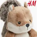 Мягкая игрушка белка H&M, 15 см