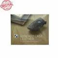 Оригинальный кожаный футляр для ключей BMW 3-го поколения чёрный 82295A2C220