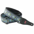 Ремень для гитары RightOn Straps Standard Plus Woodstock II Blue 8419612000339