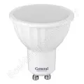 (10шт)Лампочка светодиодная 7Вт 6500К General 660315 GLDEN-MR16-7-230-GU10-6500