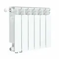 Радиатор биметаллический RIFAR BASE Ventil 350 6 секции нижнее левое подключение RAL 9016 (Кол-во секций: 6; Мощность, Вт: 834)