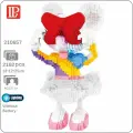 Конструктор 3D из миниблоков Balody LP Минни Маус стесняшка с бантиком с подсветкой 2192 элементов - BA210657