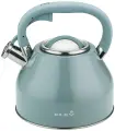 Чайник со свистком и ручкой из нейлона 3л ELEY из нержавеющей стали для всех типов плит