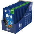 Корм для стерилизованных кошек Brit Premium, беззерновой, с курицей 14 шт. x 85 г (кусочки в соусе)
