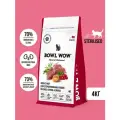 Корм для стерилизованных кошек Bowl Wow 4кг с ягненком, курицей и клюквой