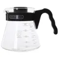 Чайник сервировочный с чёрной пластиковой ручкой HARIO VCS-02B, 700 мл.