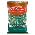 Победа вкуса Мишки в лесу вафельные с начинкой в горьком шоколаде, 1 кг, флоу-пак