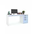Есэндвич S Grand Лаворо Стол письменный с ящиками 180х60х75 см (Белый/Серенити)