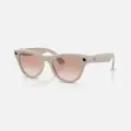 Умные очки с камерой Ray-Ban Skyler Shiny Chalky Gray/ Gradient Cinnamon Pink