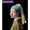 Cr 450109 Алмазная мозаика 'Девушка с жемчужной сережкой', Ян Вермеер, 40*50см, Cristyle