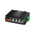 Коммутатор Мини E-Link 4 RJ45+1 SFP PoE 10/100/1000Mbps гигабитный Ethernet Switch Ethernet-коммутатор 12-48V