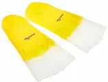 Ласты резиновые, длина стопы 20 см, размер 33-35, цвет желтый
