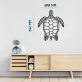 Деревянный декор настенный, панно, сборная модель EWA Design Морская черепаха