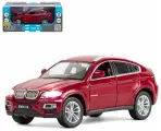 Машина автопанорама BMW X6, бордовый, 1/26, в/к 24,5*12,5*10,5 см