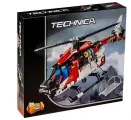 Конструктор 2в1 Technic Техник Спасательный вертолет сборная модель для детей и взрослых 364 детали / Совместим с серией Technic / Игрушки