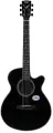 Saga SA600C BK - Акустическая гитара с чехлом, чёрная
