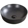 BelBagno Раковина накладная керамическая 410х410х140мм BelBagno BB1315-H301 черный матовый