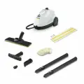 Пароочиститель для дома Karcher SC 2 EasyFix, белый + насадка для мытья окон VELERCART