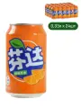 Fanta 0,33л.*24шт. ЖБ Китай Fanta Лимонад Производство - Китай